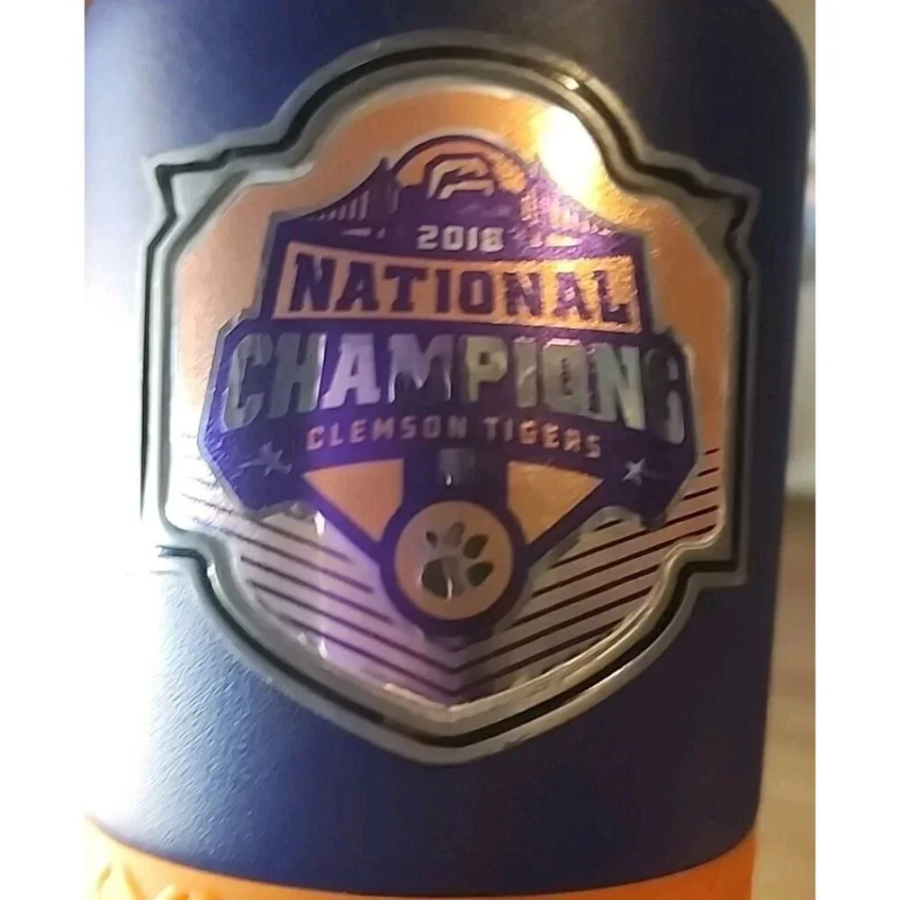 20oz Tumbler 2018 Clemson Tigers National Champions
